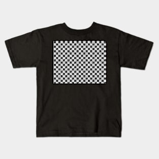 Nine of Swords Pattern BW - Tarot inspired Kids T-Shirt